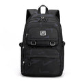 Girls' large capacity nylon backpack with physiological curve backplate in multiple colour and pattern options