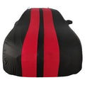 Ford Mustang car cover with elastic edges in silk polyester fibre
