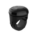 3R steering wheel booster in black with ABS metal bearing silicone construction, 19.5x12.5x4cm, on a car steering wheel