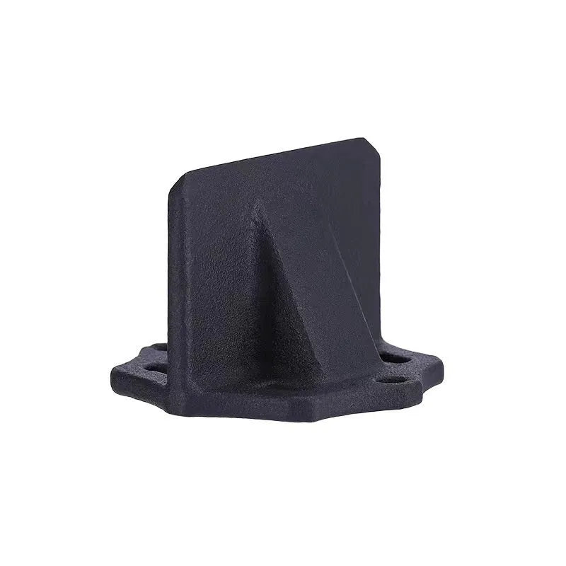 Small square cast iron wood splitter tool for household chopping and outdoor use
