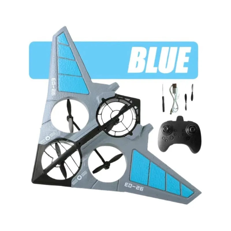 Remote control EVA foam gravity glider in EO26 colour with handle remote control on a floor