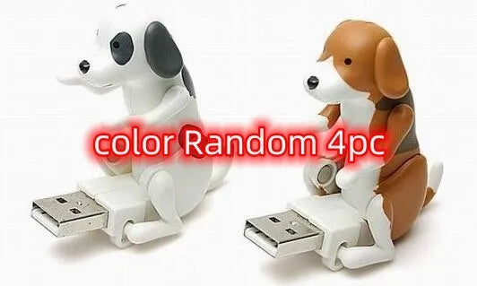 USB dancing dog toy with animated wiggling motion, made from ABS plastic