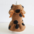 Polka dot elk design pet clothing for cats and dogs in skirt and four-legged styles