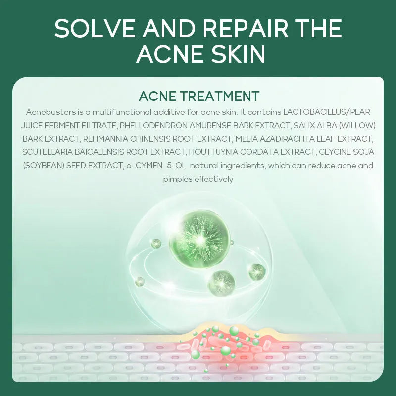 20g moisturising skin care product tube with acne medicine tea tree oil and aloe extract