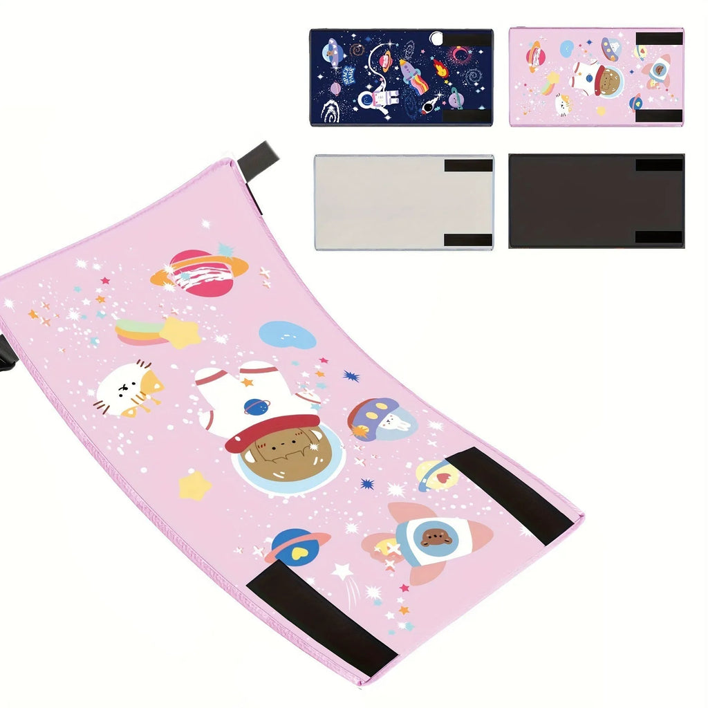Portable children's aircraft pedal mat in Oxford cloth with custom pattern option