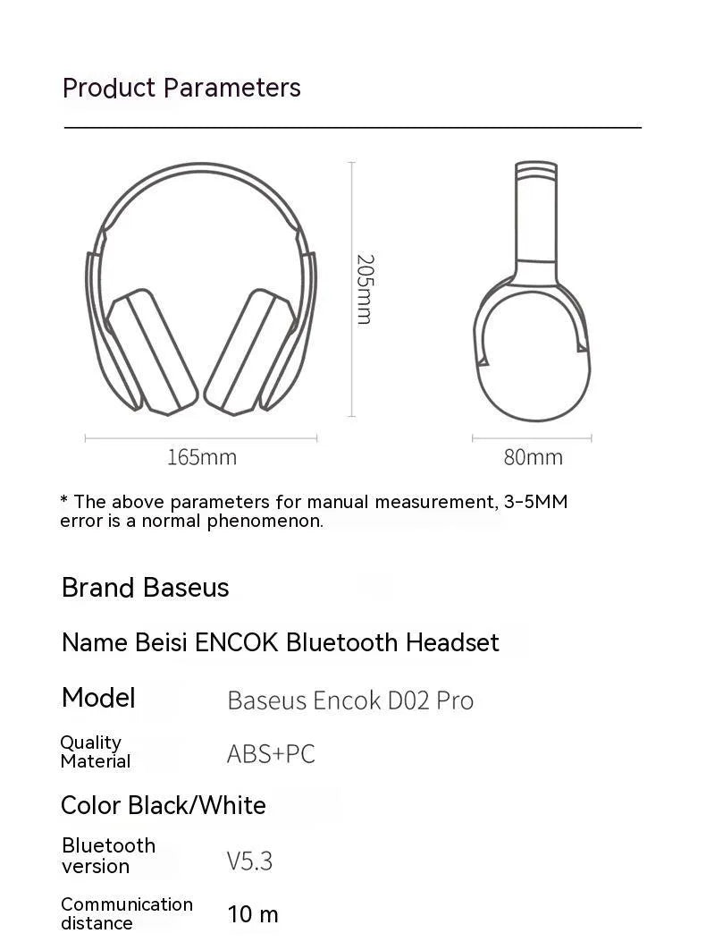 Wireless Bluetooth sports gaming headset in black and white colours with head-mounted design