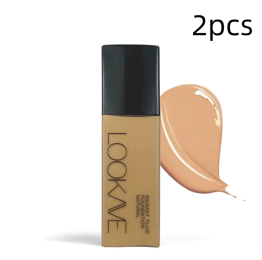 LOOKAVE matte liquid foundation bottle in Ivory White shade, 21g size