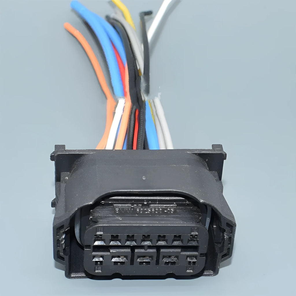 Black BMW headlight line speed plug connector for X1 E90 E92 models, part DJ7121W-1.5 2.8-21