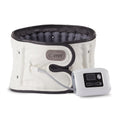 Lumbar waist supporter with automatic inflation feature for back pain relief and posture correction