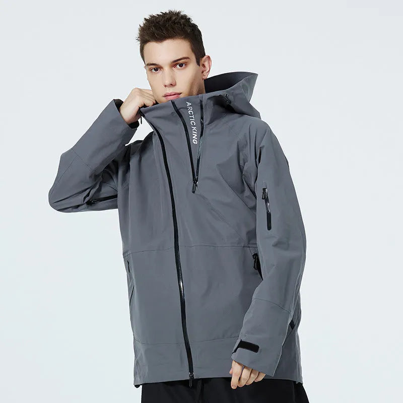 A unisex windproof and waterproof ski suit for snow sports, available in multiple colours.