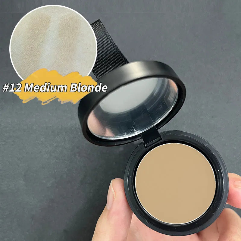 Hairline powder container for shadow repair and skin colour improvement in 14 shades