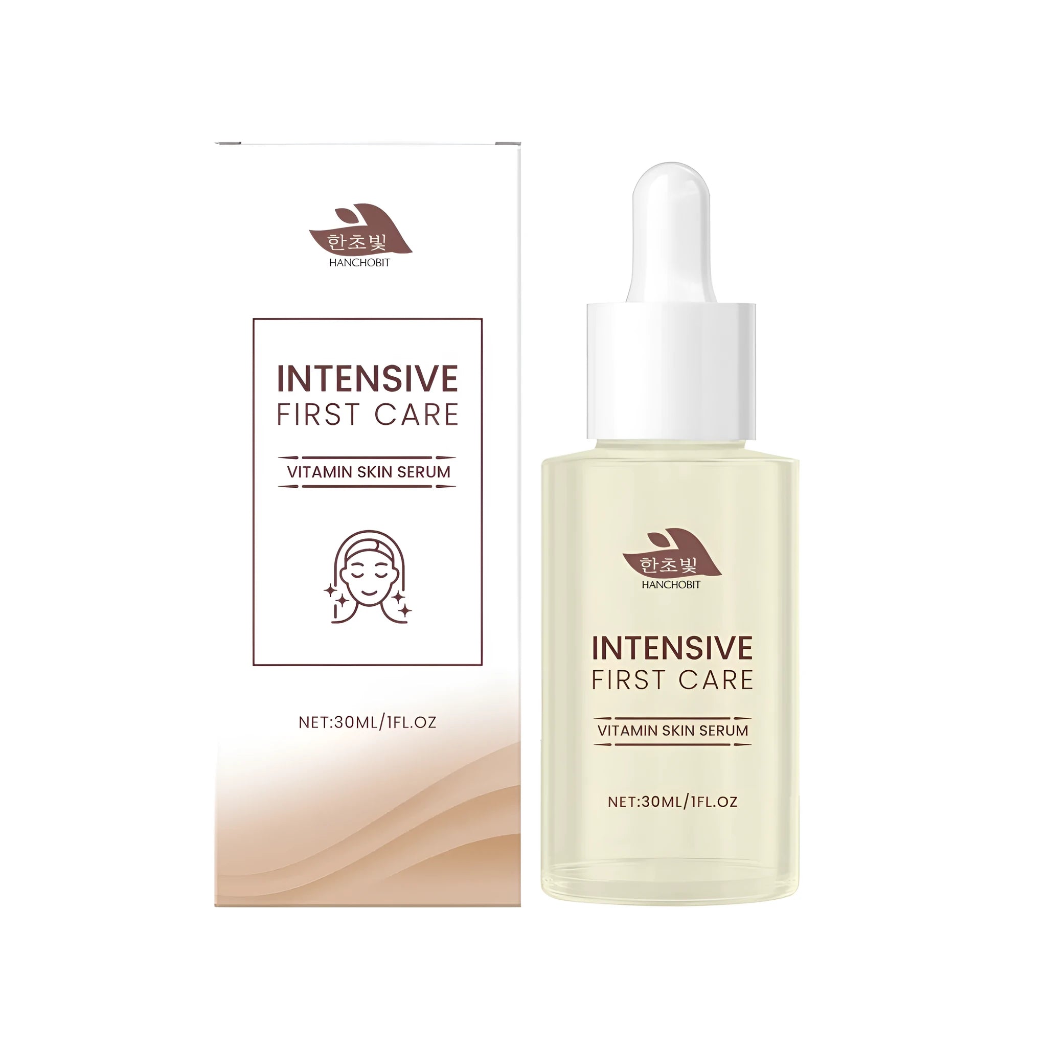 Vitamin Moisturizing Liquid 30ml bottle with hyaluronic acid and vitamin E moisturizing essence