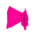 Women's single-shoulder suspender tube top one-piece swimsuit with high-waisted two-piece style design