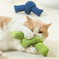 White cotton dog rope toy with multiple knots for tugging and chewing