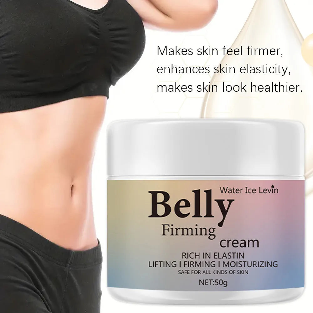Moisturizing abdominal massage cream 50g in a colour box, body cream for universal skin types