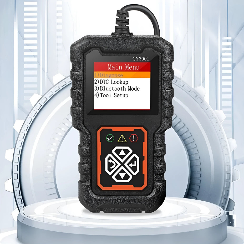 Black handheld automobile malfunction diagnosis instrument code reading analysis decoder for general vehicles