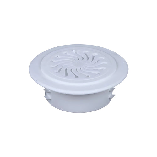 Plastic air conditioning hole cover kit with blocking caps, vent covers, and sealing glue.