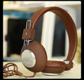 Wired head-mounted music sports earphones with 3.5mm plug and microphone