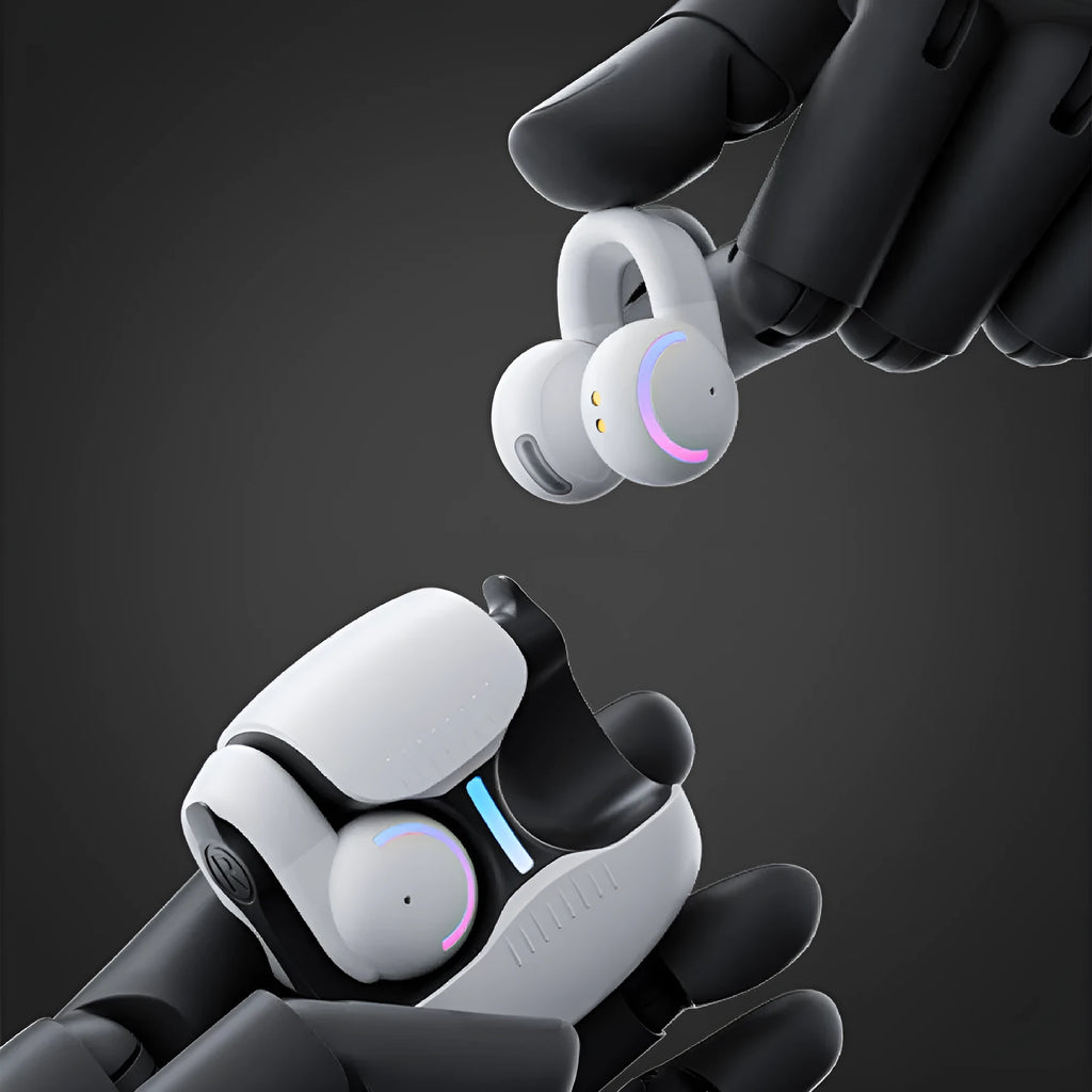 Long endurance gaming casual headset in B5 white with USB charging cable