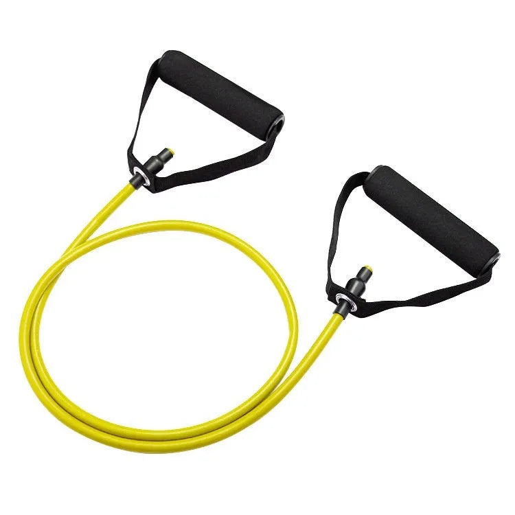 Colour-coded adjustable chest expander with TPE tension rope in five resistance levels from 10LB to 30LB
