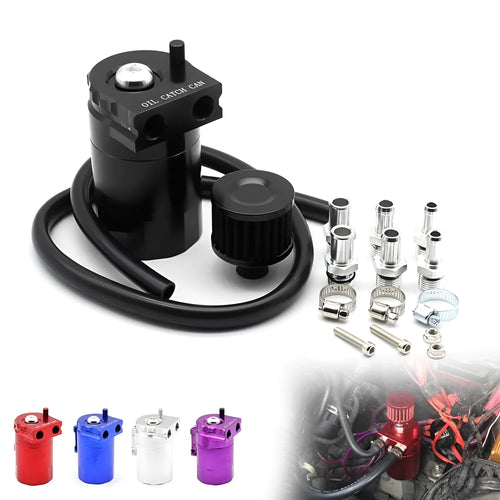 Aluminium alloy engine oil breathable pot for car modification in four colour options