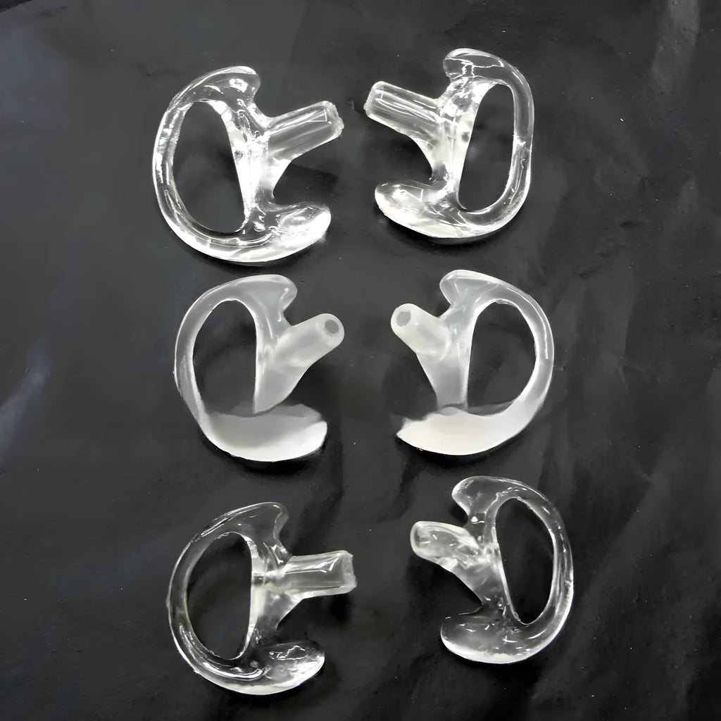 Silicone ear hanging accessories for interphone air conduit, three sizes