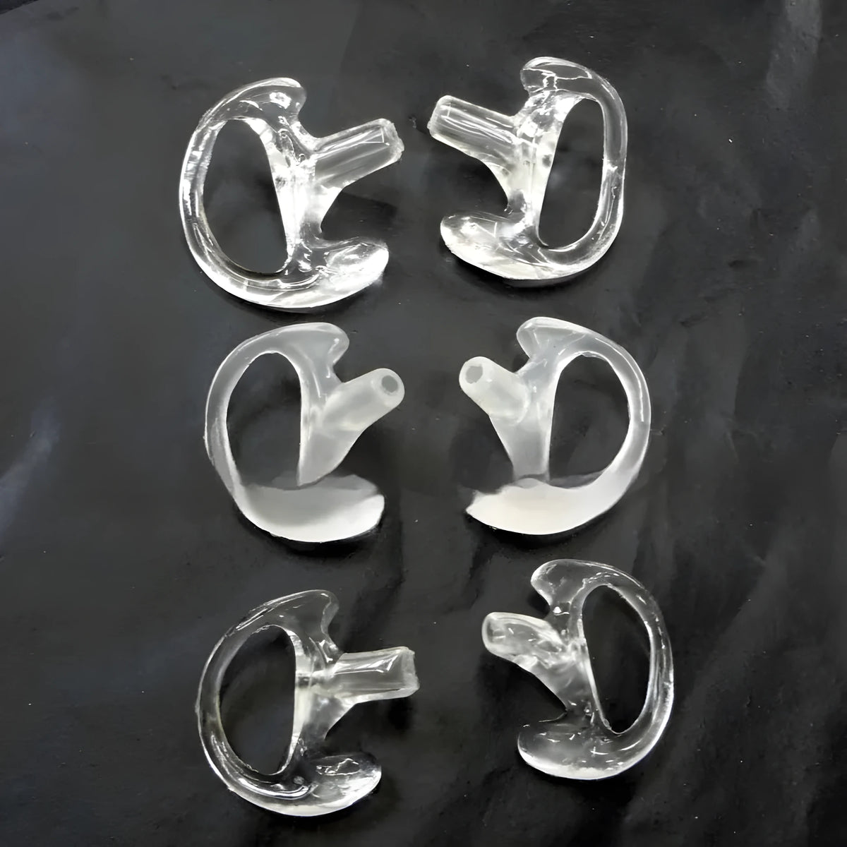 Silicone ear hanging accessories for interphone air conduit, three sizes