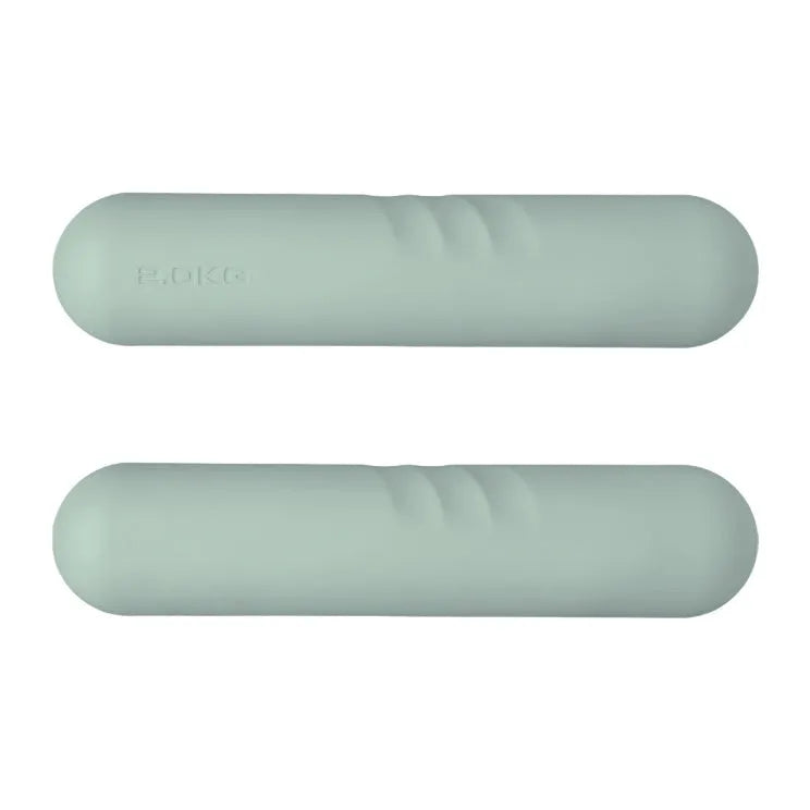Silicone-edged hand-drawn dumbbell stick for non-slip fitness training in various colours