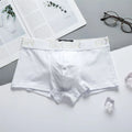 Men's purified cotton low waist boxers in solid colour available in black white and grey