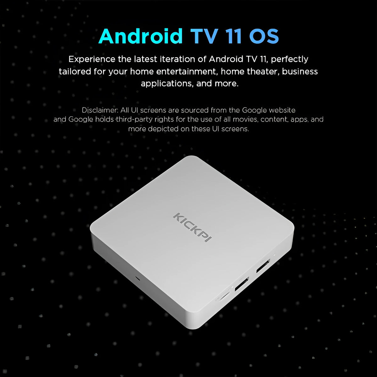 Android TV box set-top box with dual WIFI Bluetooth 2+32G memory HDMI output 96x16.8mm remote control