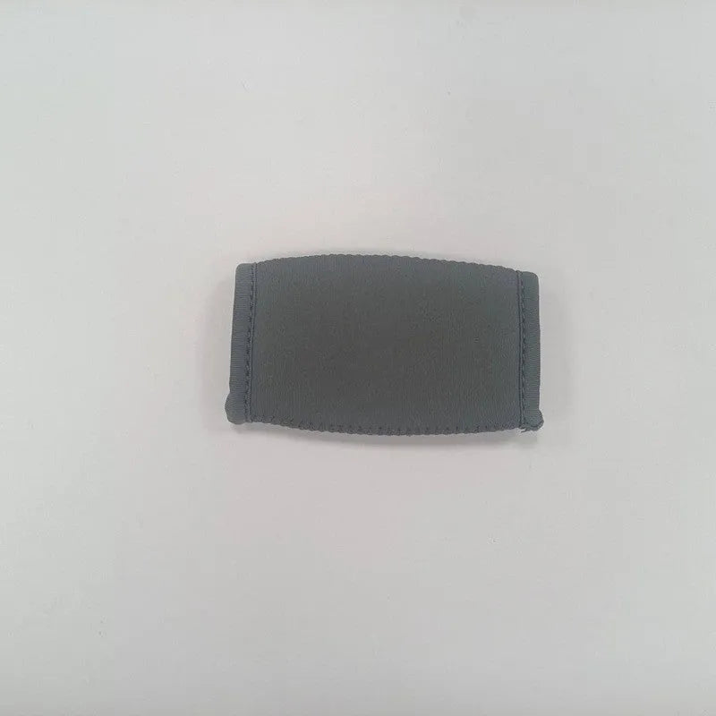 Rugby chin pad anti-collision riding helmet pad 12x7.5cm polyester fiber black