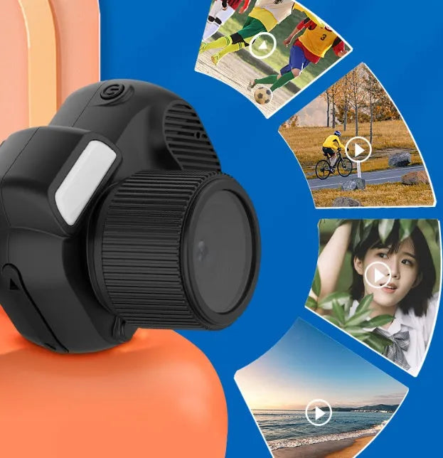 Black Y3000 HD outdoor sports camera with 0.96-inch display screen on compact ABS body