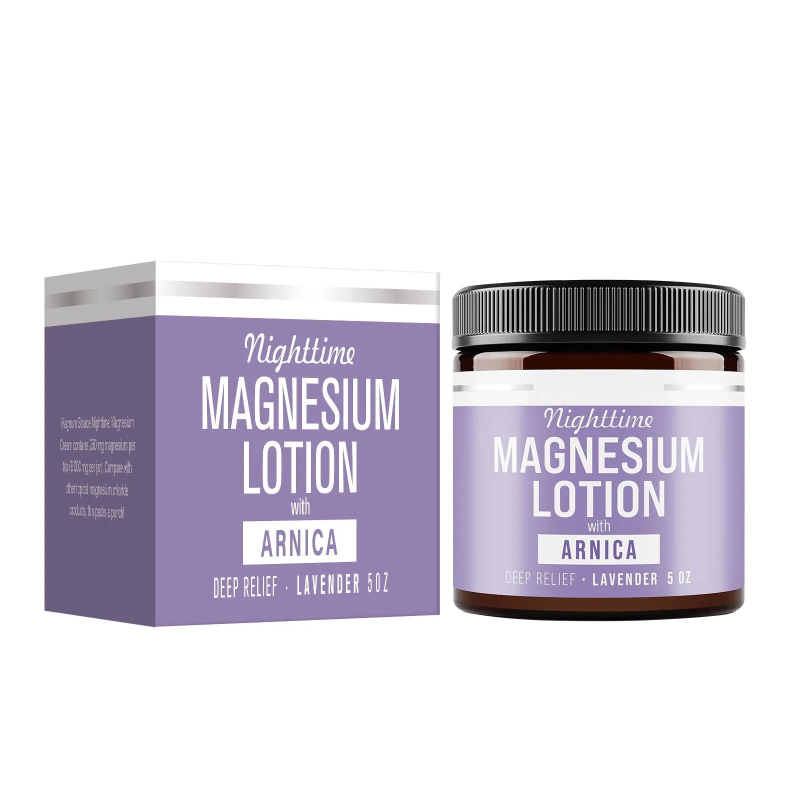 150ml jar of Magnesium Body Butter Cream with natural moisturising ingredients