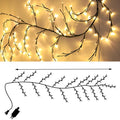 LED rattan tree light with warm white colour and PVC shell for indoor decoration
