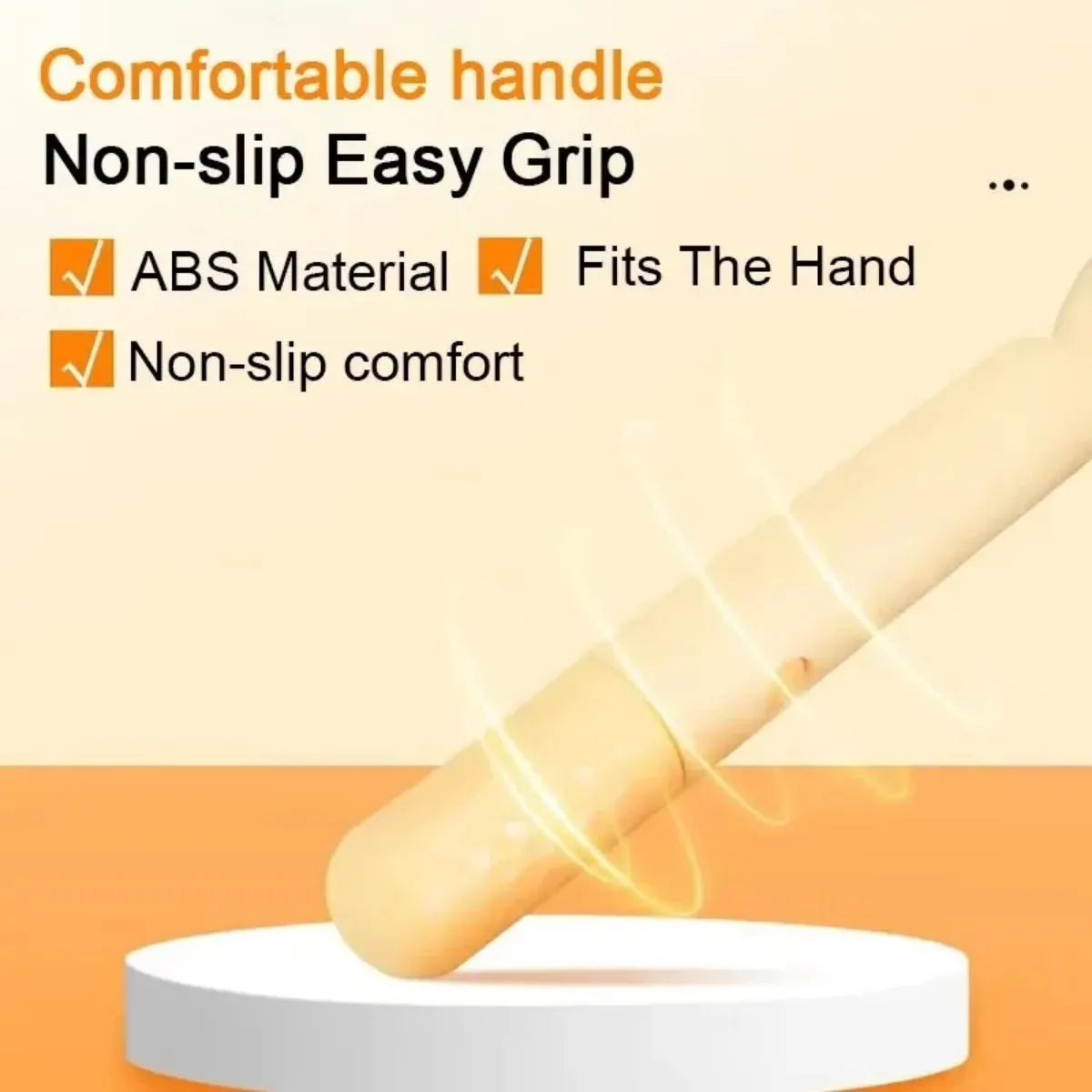 Green and yellow handheld dog grooming brush with one-click hair removal function.