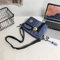 Casual nylon messenger bag for men women waterproof lightweight 22x6x17cm with badge pendants in beige black blue gray