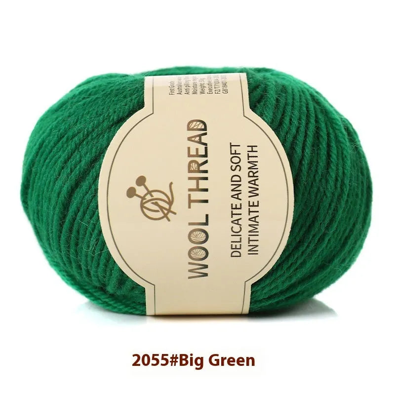 A single roll of hand-knitting wool yarn in a colour choice from over 30 options, for making baby clothes.
