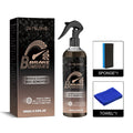 100ml car brake disc cleanser bottle with sponge and microfibre cloth for rust removal.
