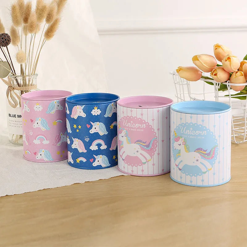 British style creative metal piggy bank for coin savings