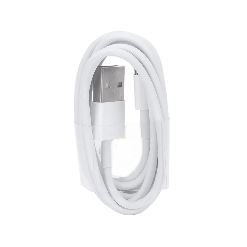 USB travel charger and cable set for iPhone and iPad, 5V 2A mains wall charger