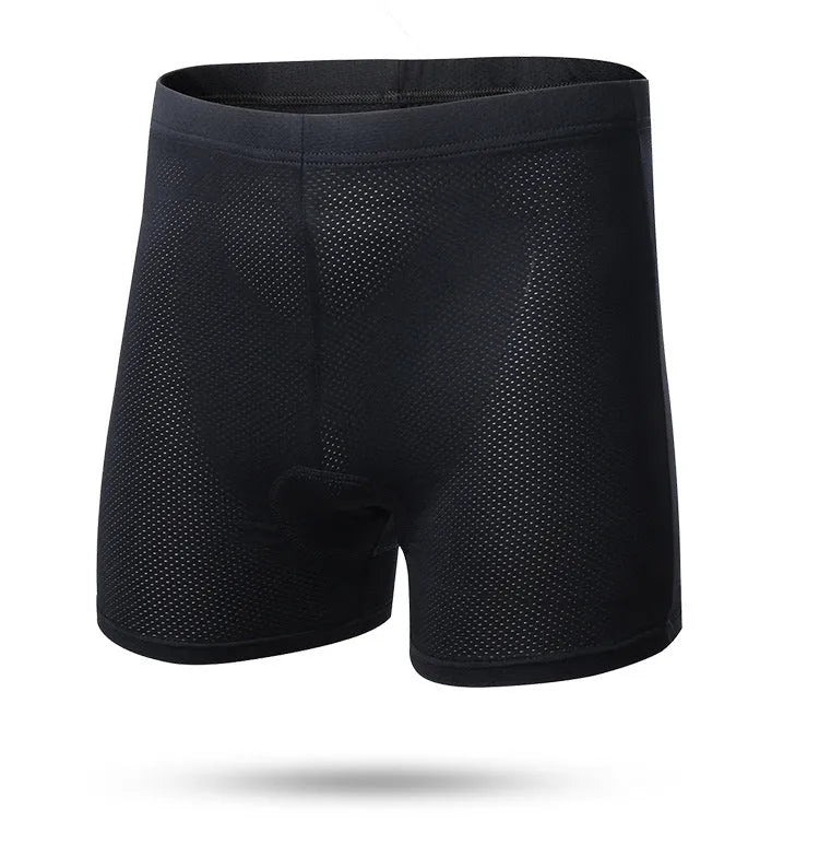 Black sponge cushion riding panties polyester for road and mountain bike cycling