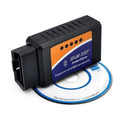 Compact Bluetooth OBD2 auto fault detector for vehicle diagnostics and engine code reading