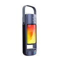 Blue Alpha Flame portable Bluetooth speaker with dancing light effect and wireless charging capability