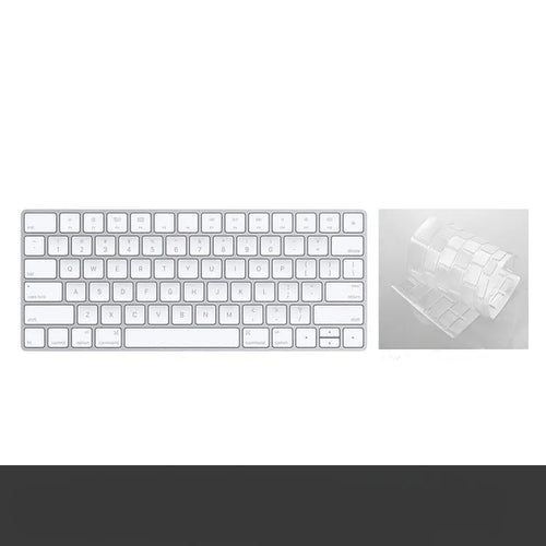 Apple G6 white Bluetooth wireless keyboard with ultra-thin metal construction