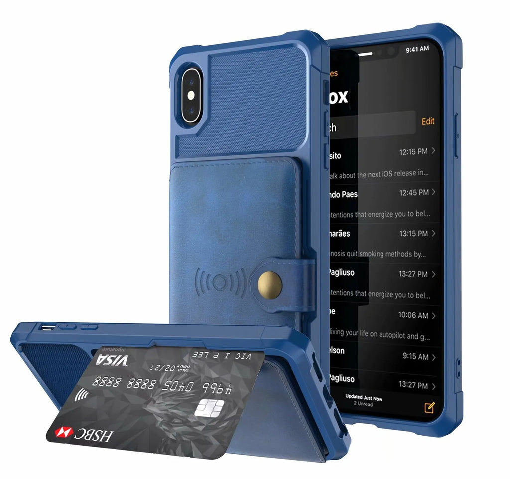 Geometric pattern PU leather mobile phone case in multiple colour options for iPhone and Samsung smartphones