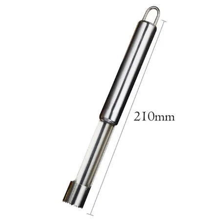Stainless steel pineapple corer slicer with ABS handle on a kitchen worktop