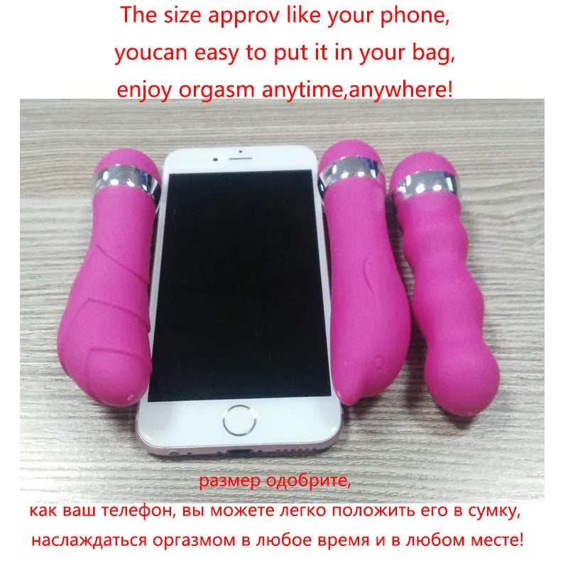 Realistic mini dildo sex toy showing six different styles A through F for women