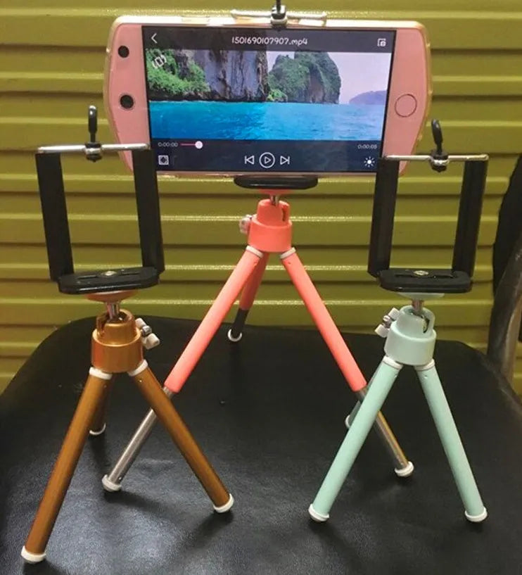 Mini tripod stand aluminium alloy 205mm height for desktop photography selfie