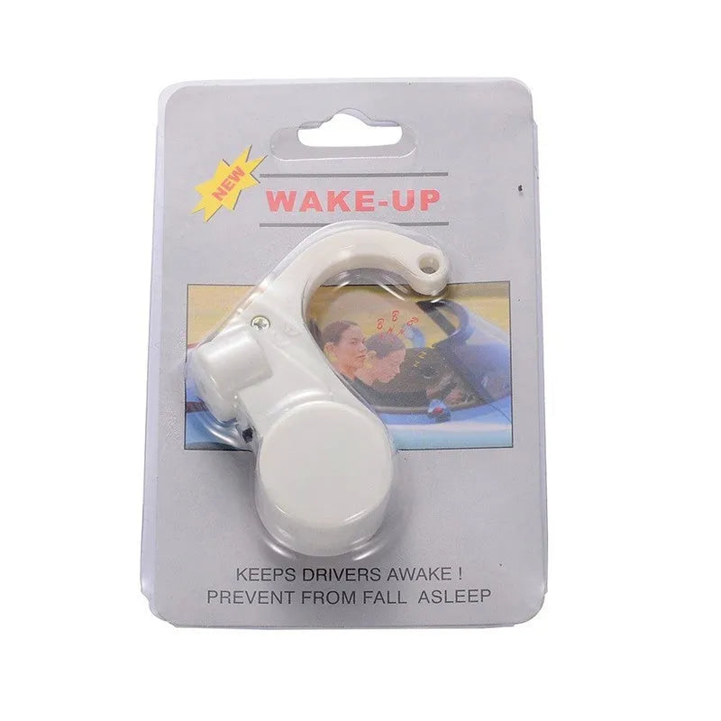 Anti-drowsiness reminder ear alarm in black – 25g ABS tilt-activation device for drivers