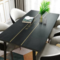 Rectangular PVC tea table mat in Northern Europe style, available in multiple sizes and colours